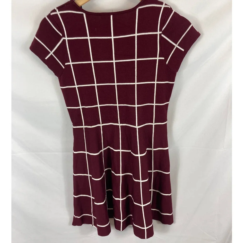My Michelle Girls Windowpane Fit Flare Dress size XL
